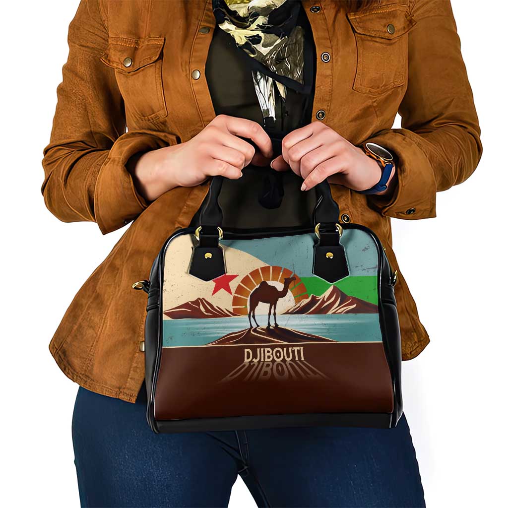 Echoes of Djibouti Shoulder Handbag Where Desert Meets Sea and Heritage Stands Tall TS04