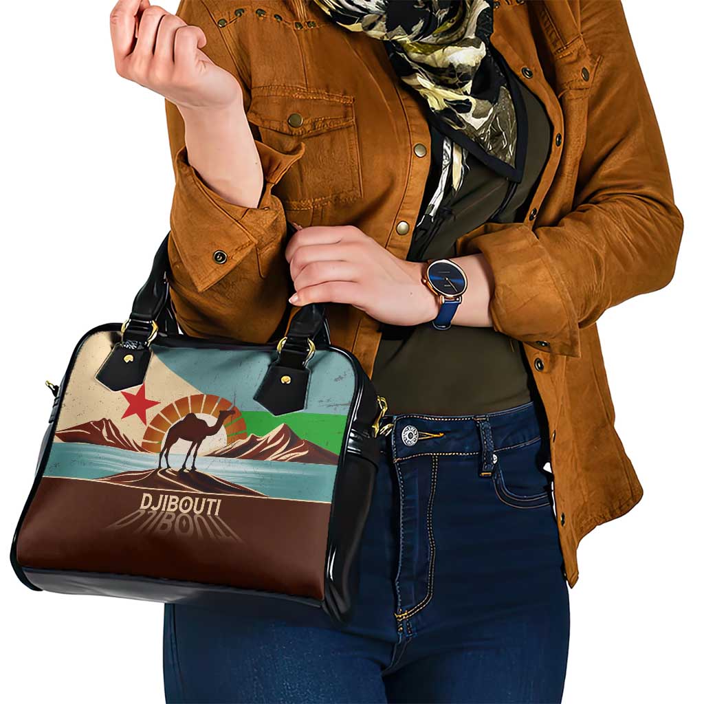 Echoes of Djibouti Shoulder Handbag Where Desert Meets Sea and Heritage Stands Tall TS04