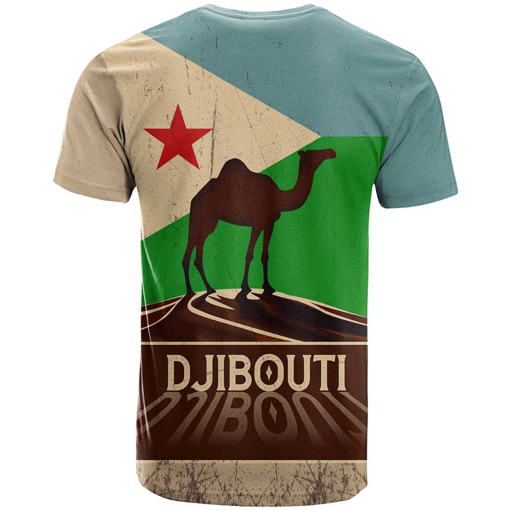 Djibouti Camel T shirt Where Desert Meets Sea and Heritage Stands Tall TS04