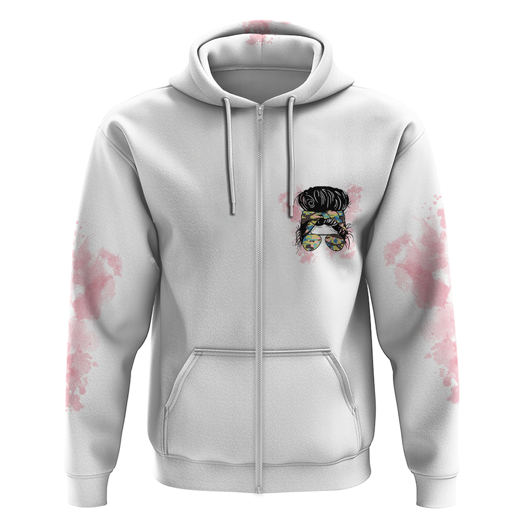 Warning My Mouth Messy Bun Hoodie TS04