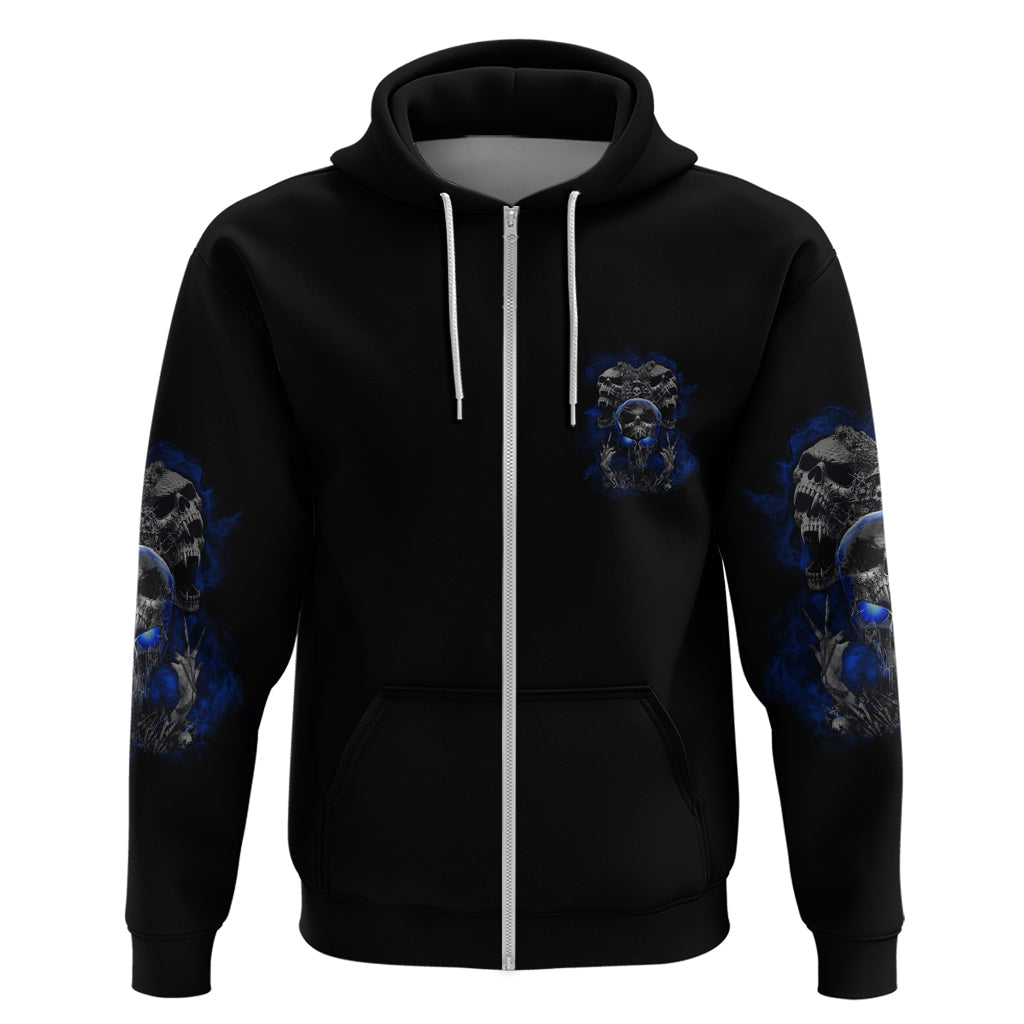 Skull Butterfly Demon - Zero Fck Given Hoodie TS04