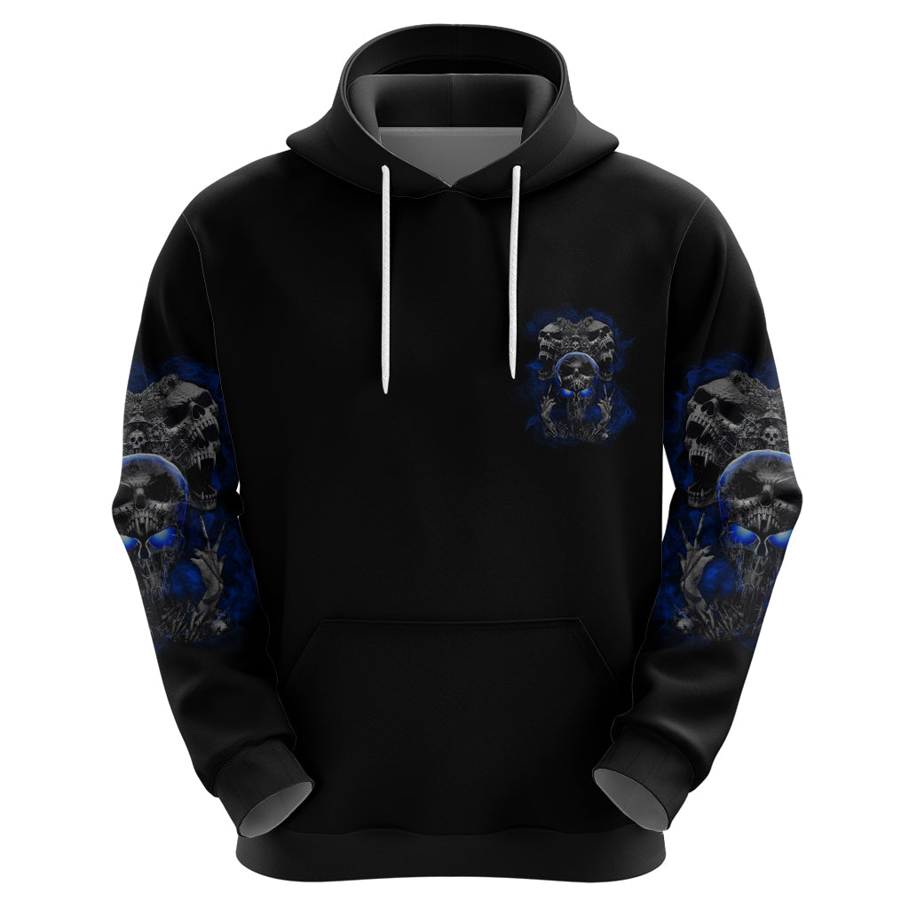 Skull Butterfly Demon - Zero Fck Given Hoodie TS04