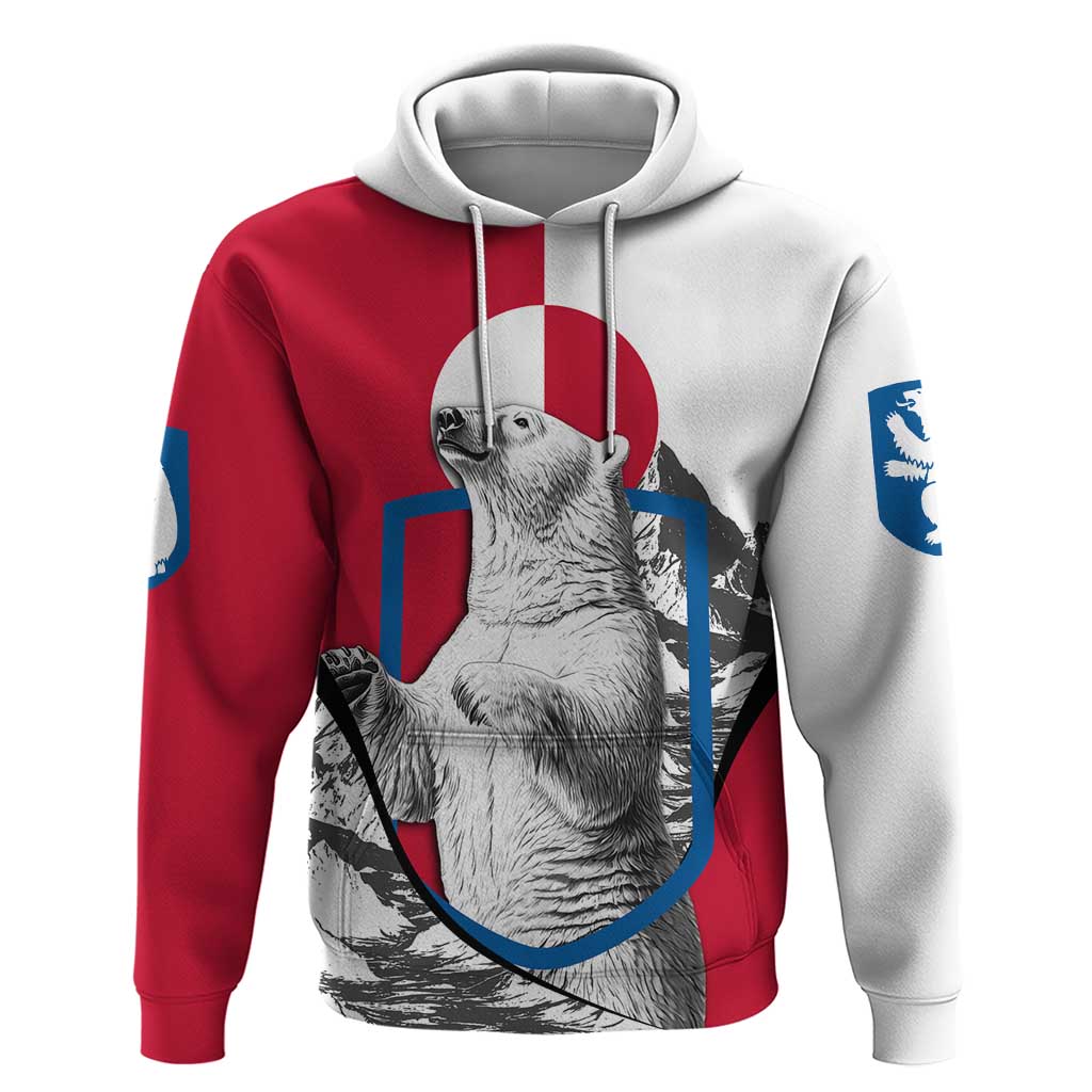Greenland Pride Hoodie The Spirit of the Arctic Bear TS04