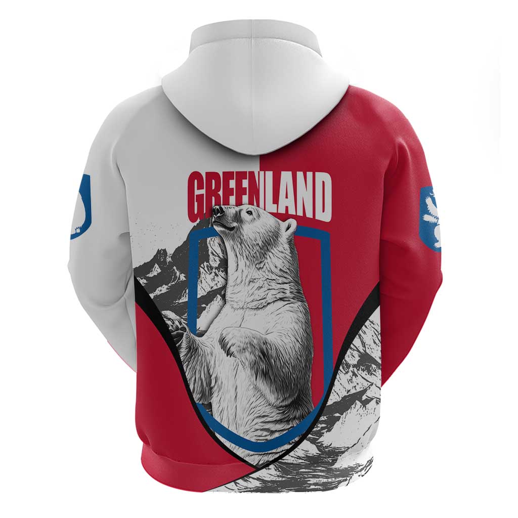 Greenland Pride Hoodie The Spirit of the Arctic Bear TS04