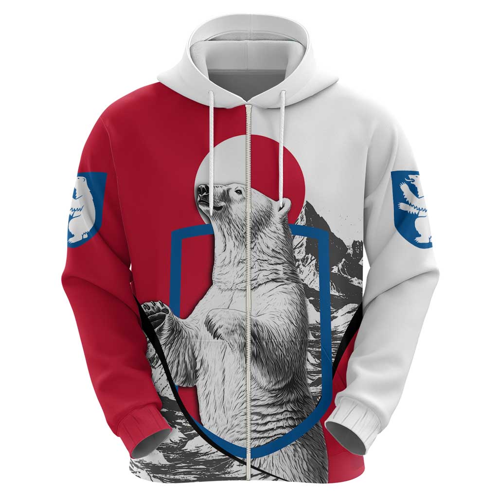 Greenland Pride Hoodie The Spirit of the Arctic Bear TS04