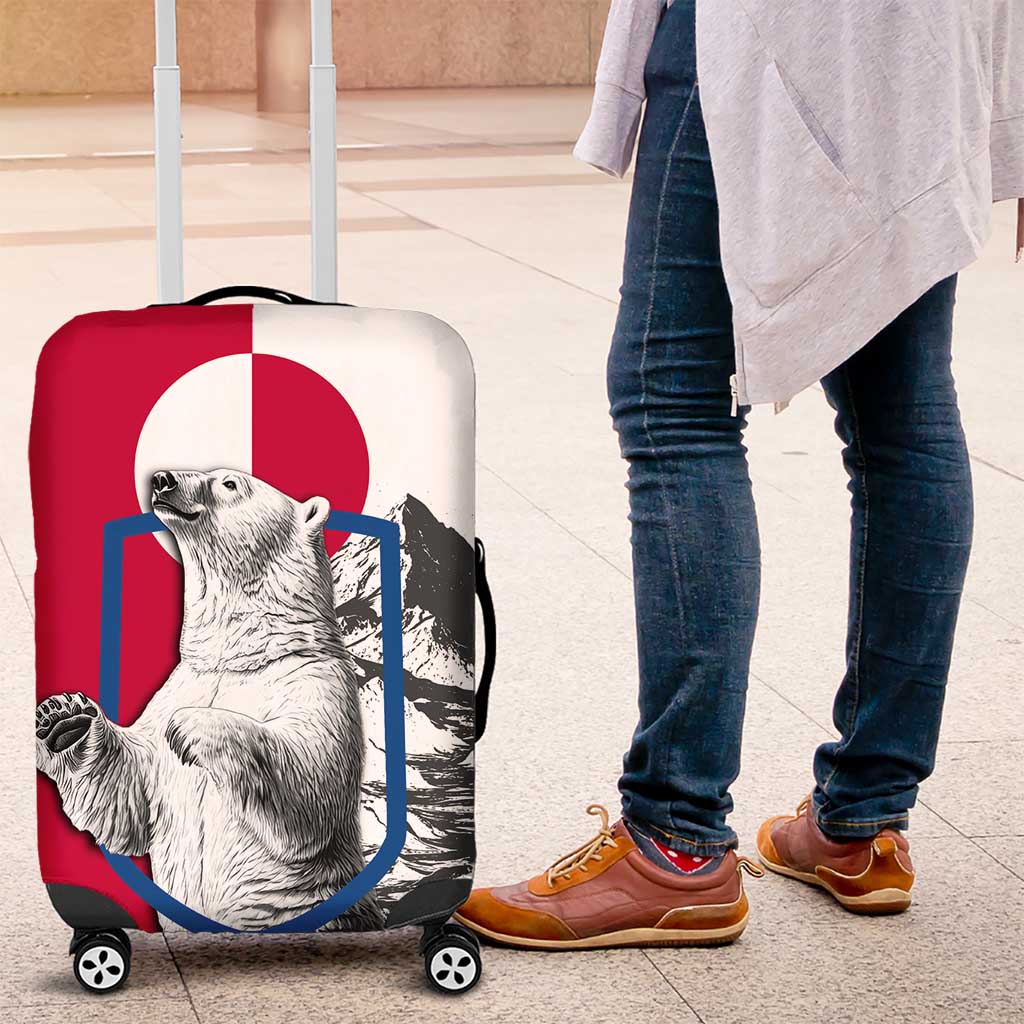 Greenland Pride Luggage Cover The Spirit of the Arctic Bear TS04