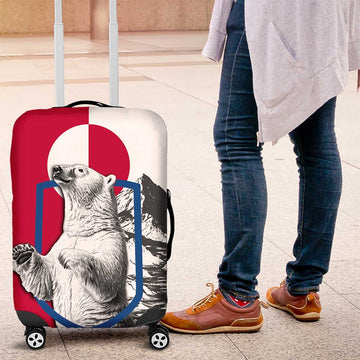 Greenland Pride Luggage Cover The Spirit of the Arctic Bear TS04
