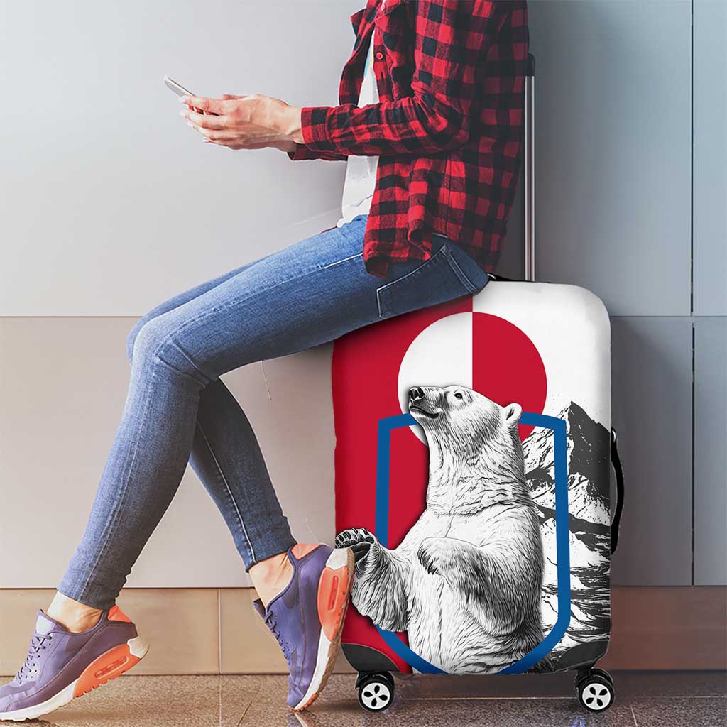 Greenland Pride Luggage Cover The Spirit of the Arctic Bear TS04