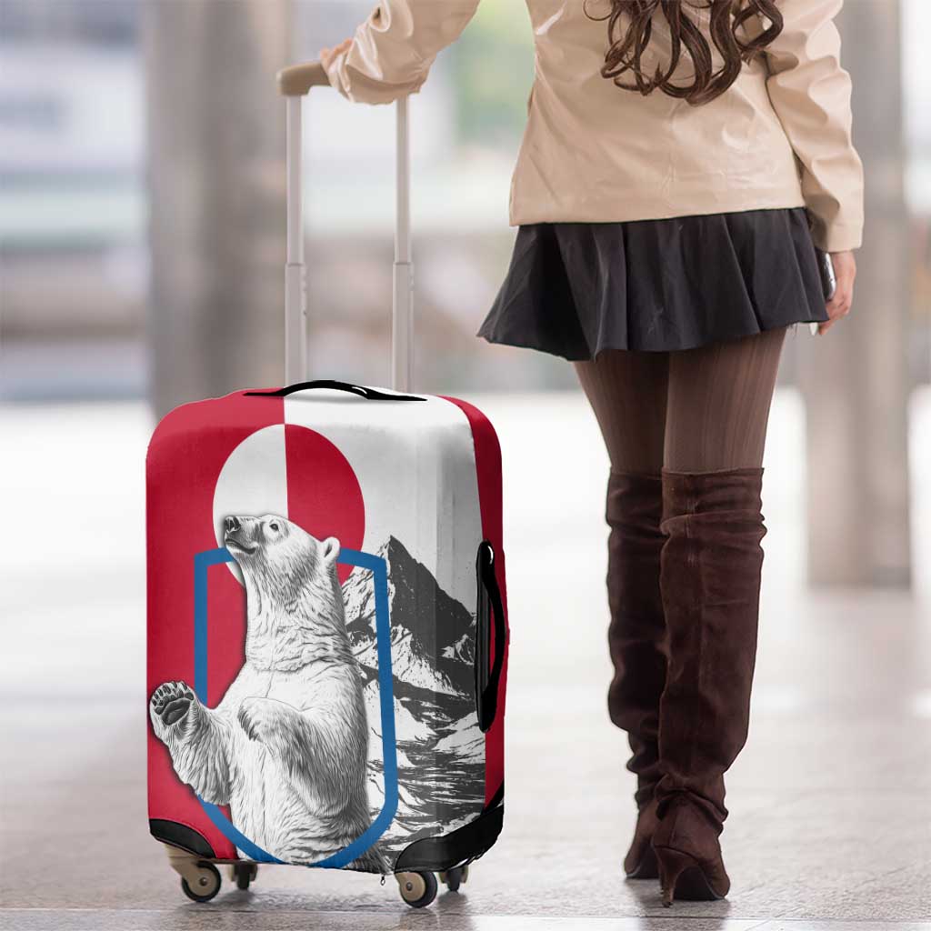 Greenland Pride Luggage Cover The Spirit of the Arctic Bear TS04