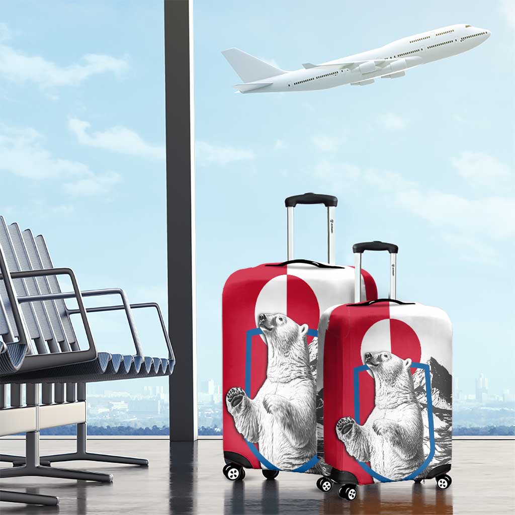 Greenland Pride Luggage Cover The Spirit of the Arctic Bear TS04