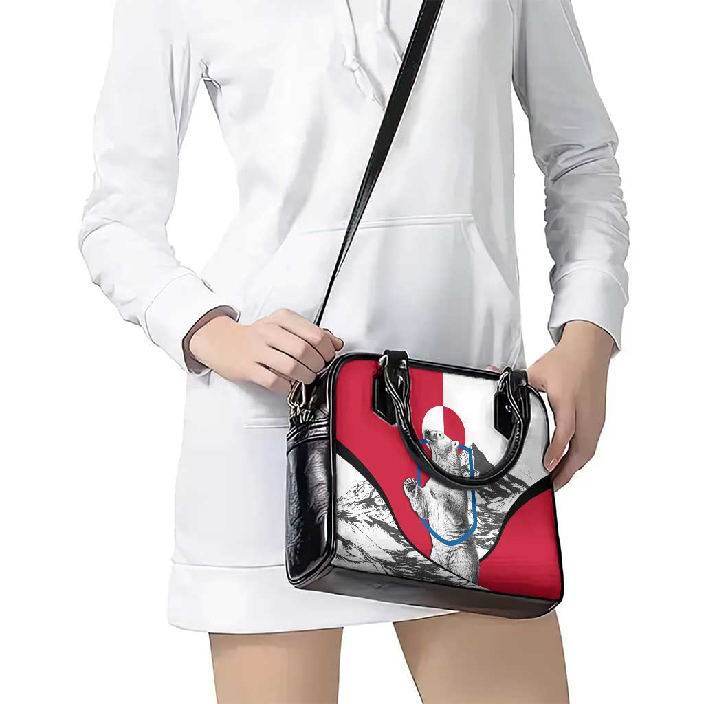 Greenland Pride Shoulder Handbag The Spirit of the Arctic Bear TS04
