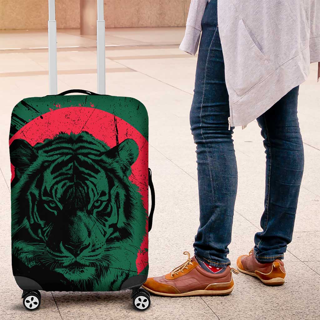 Bangladesh Bengal Tiger Luggage Cover with National Flag and Emblem Design TS04