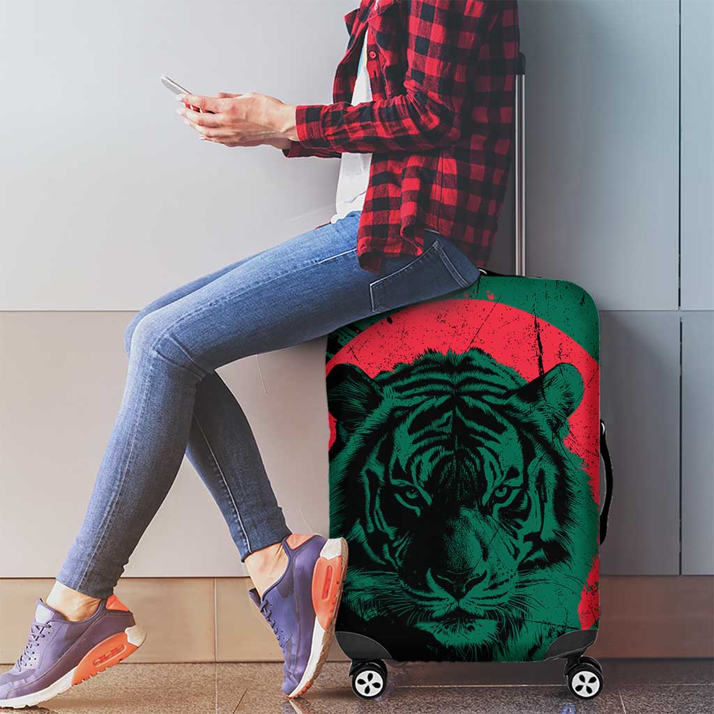 Bangladesh Bengal Tiger Luggage Cover with National Flag and Emblem Design TS04