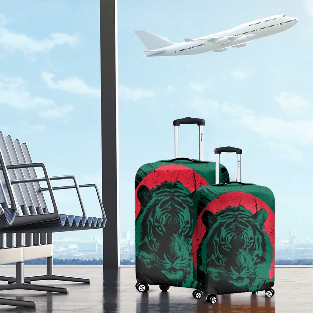 Bangladesh Bengal Tiger Luggage Cover with National Flag and Emblem Design TS04