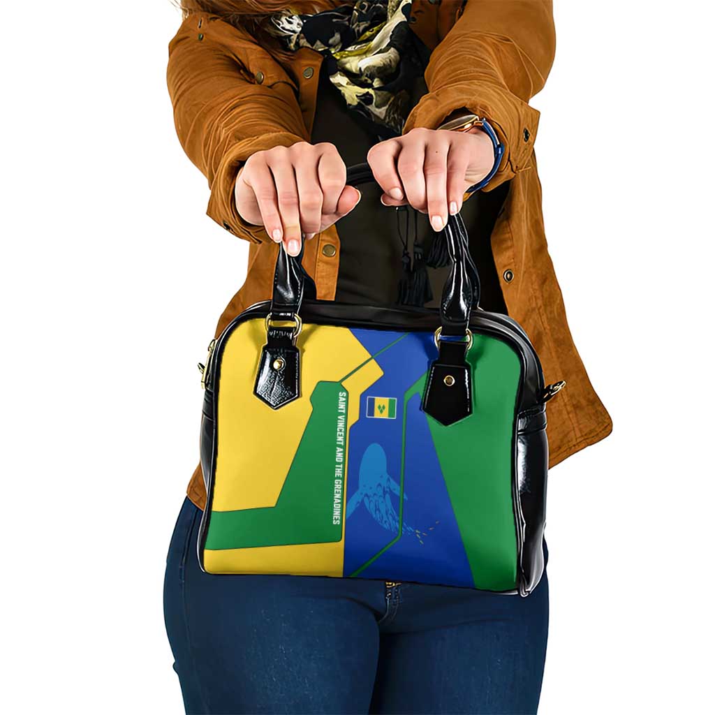 Saint Vincent and the Grenadines Flag Wave Map Shoulder Handbag Caribbean Island Pride Pullover TS04