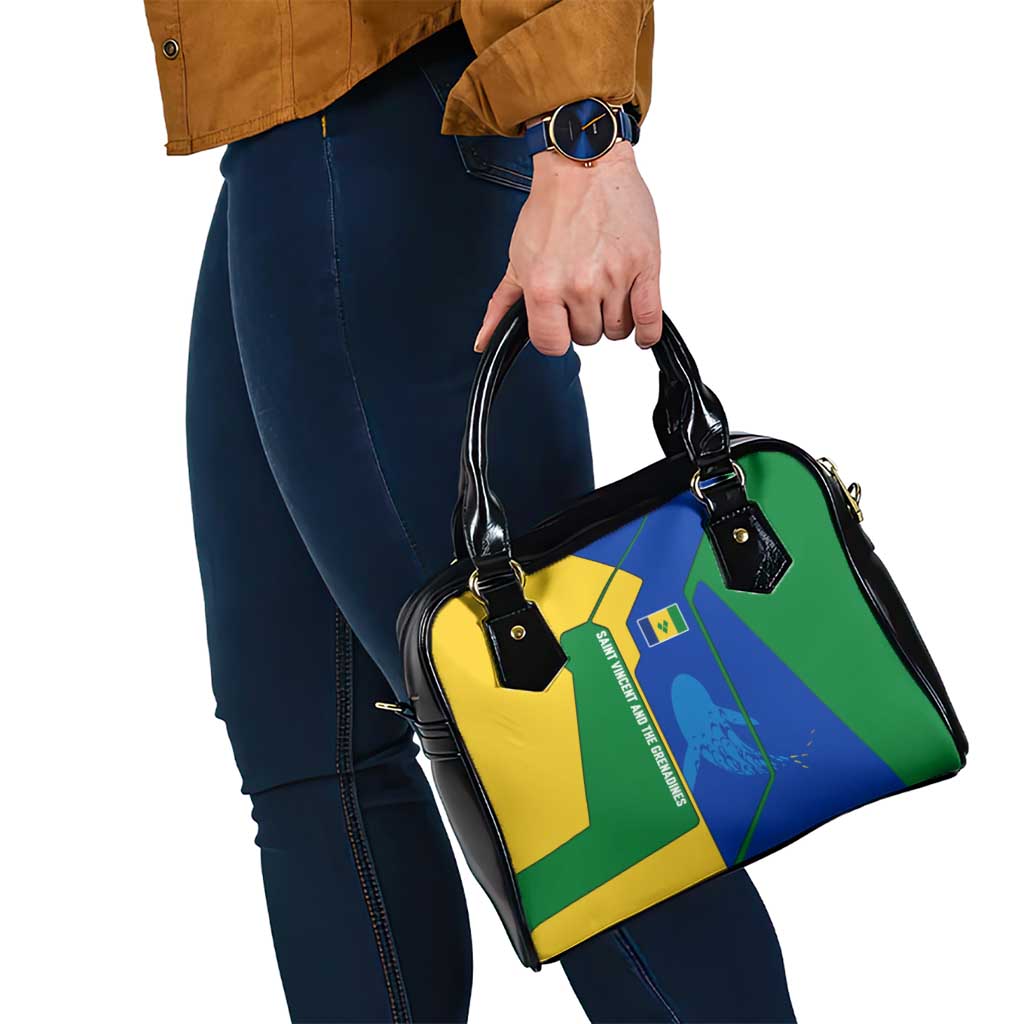 Saint Vincent and the Grenadines Flag Wave Map Shoulder Handbag Caribbean Island Pride Pullover TS04