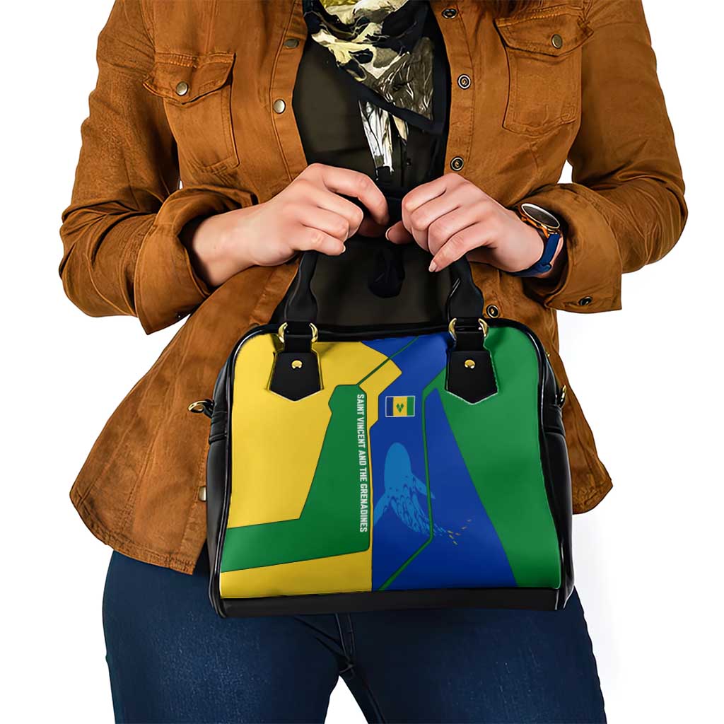 Saint Vincent and the Grenadines Flag Wave Map Shoulder Handbag Caribbean Island Pride Pullover TS04