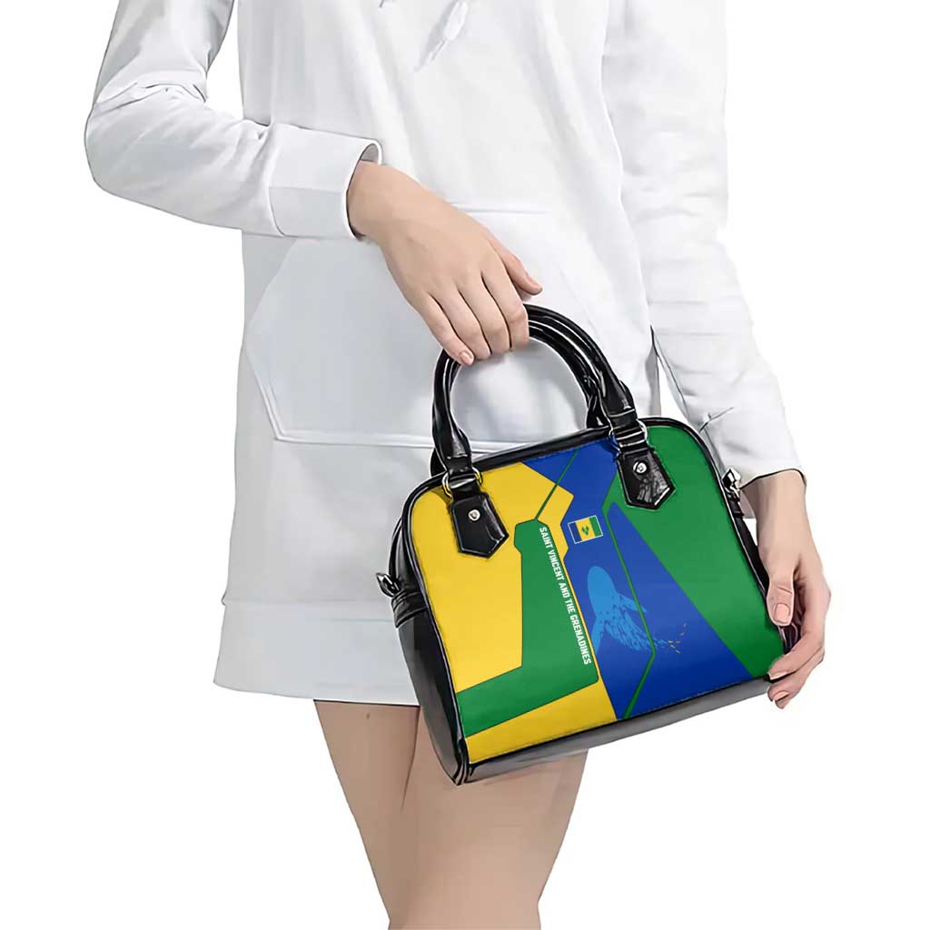 Saint Vincent and the Grenadines Flag Wave Map Shoulder Handbag Caribbean Island Pride Pullover TS04