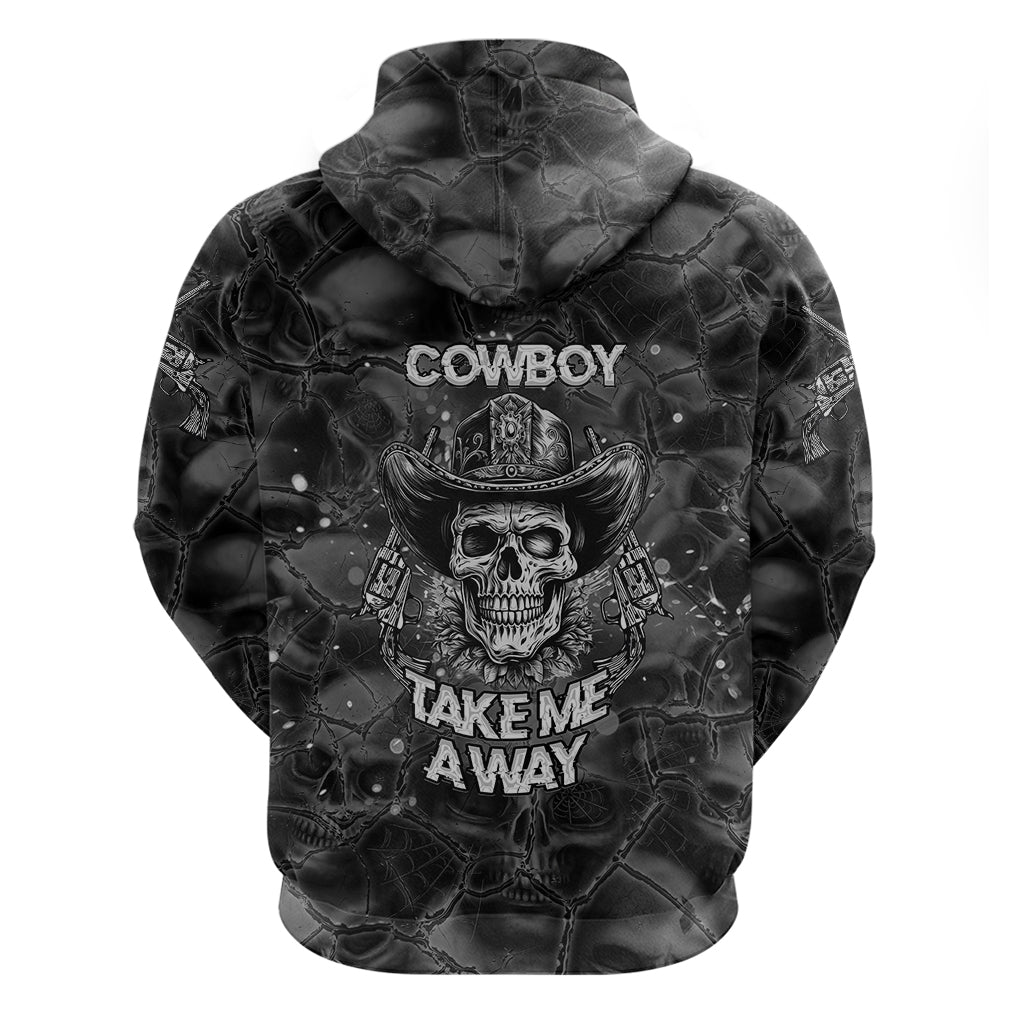Cowboy Skull Hoodie Cowboy Take Me Away TS04