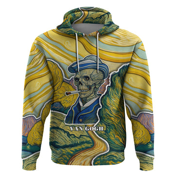 Vincent Van Gogh Skull Hoodie TS04