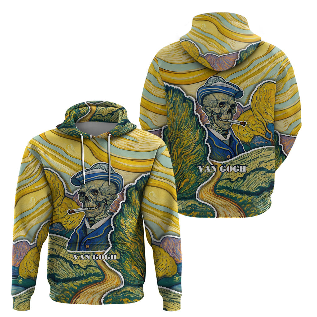 Vincent Van Gogh Skull Hoodie TS04
