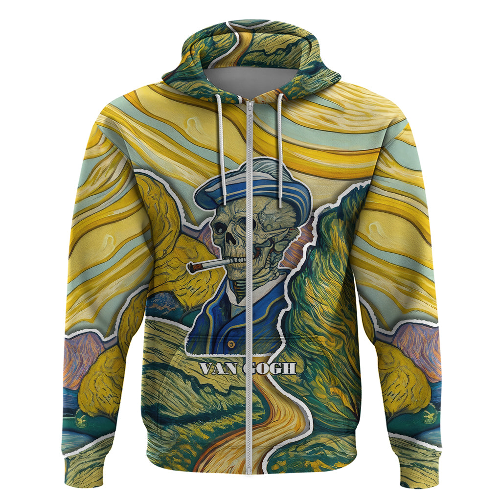 Vincent Van Gogh Skull Hoodie TS04