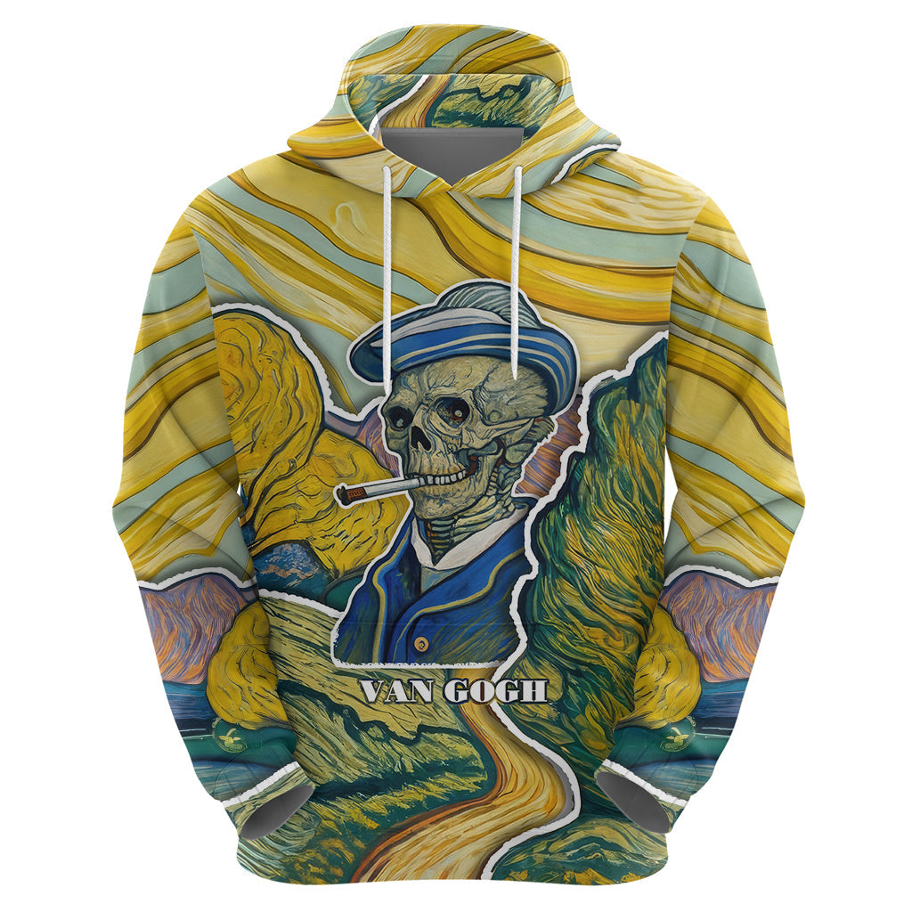 Vincent Van Gogh Skull Hoodie TS04