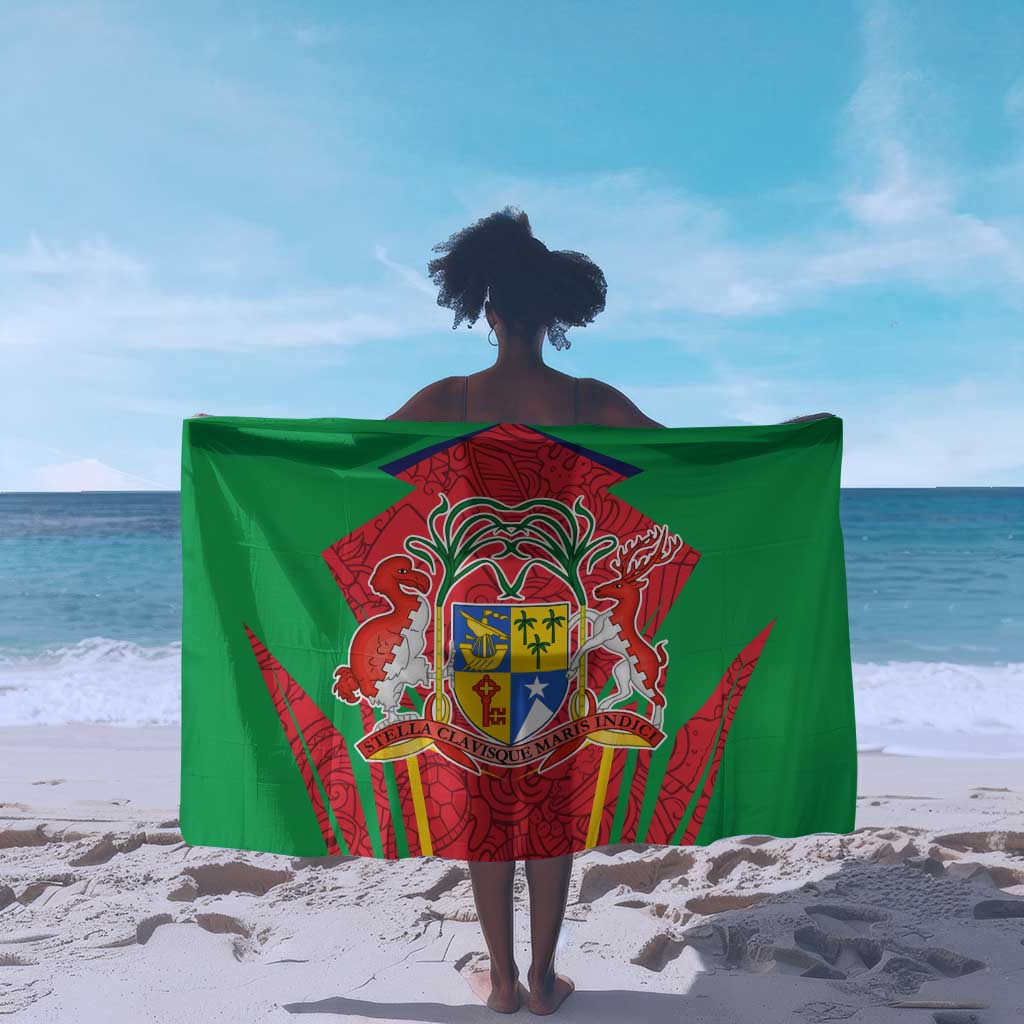 Mauritius Dodo Sarong Flag Coat of Arms Traditional Patterns TS04