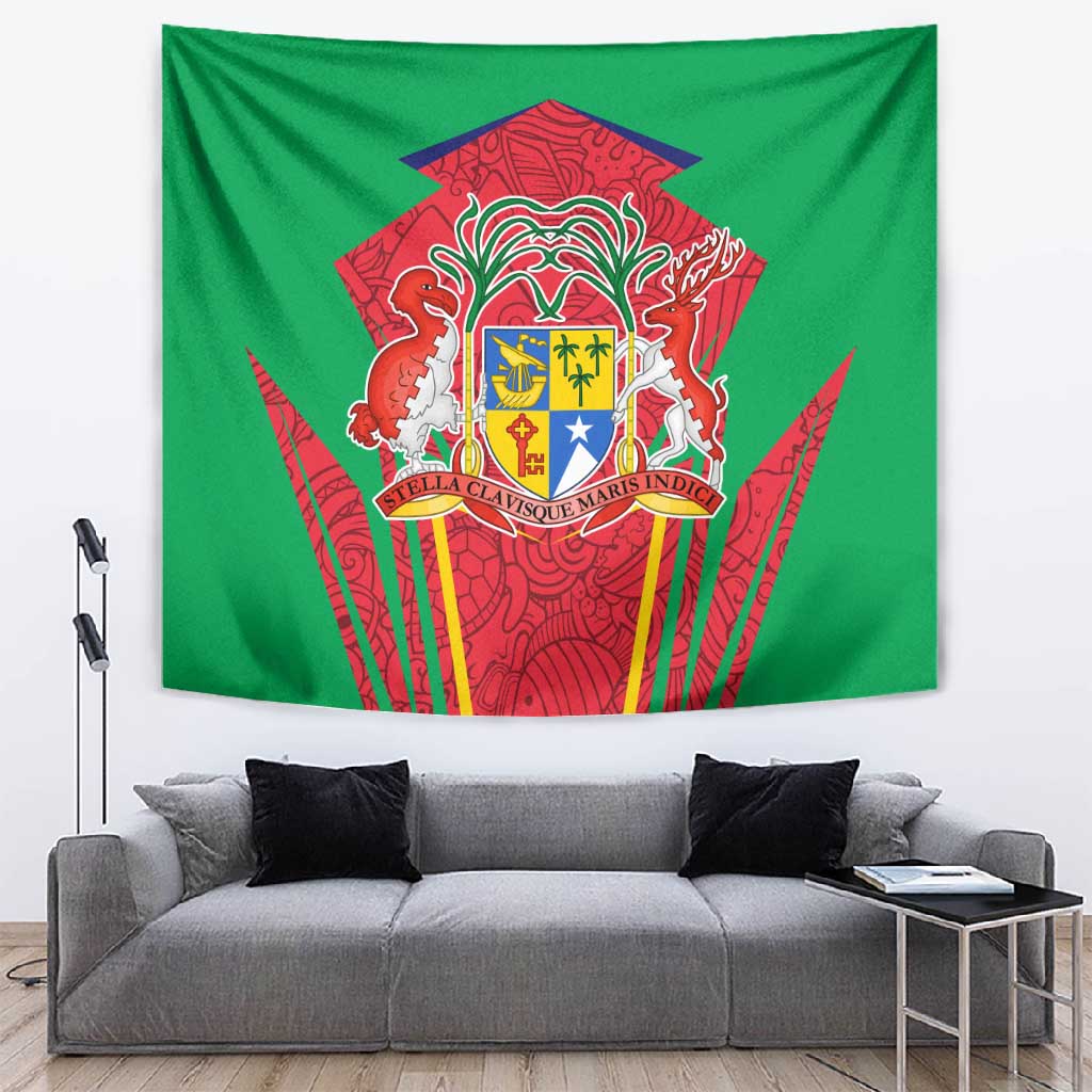 Mauritius Dodo Tapestry Flag Coat of Arms Traditional Patterns TS04