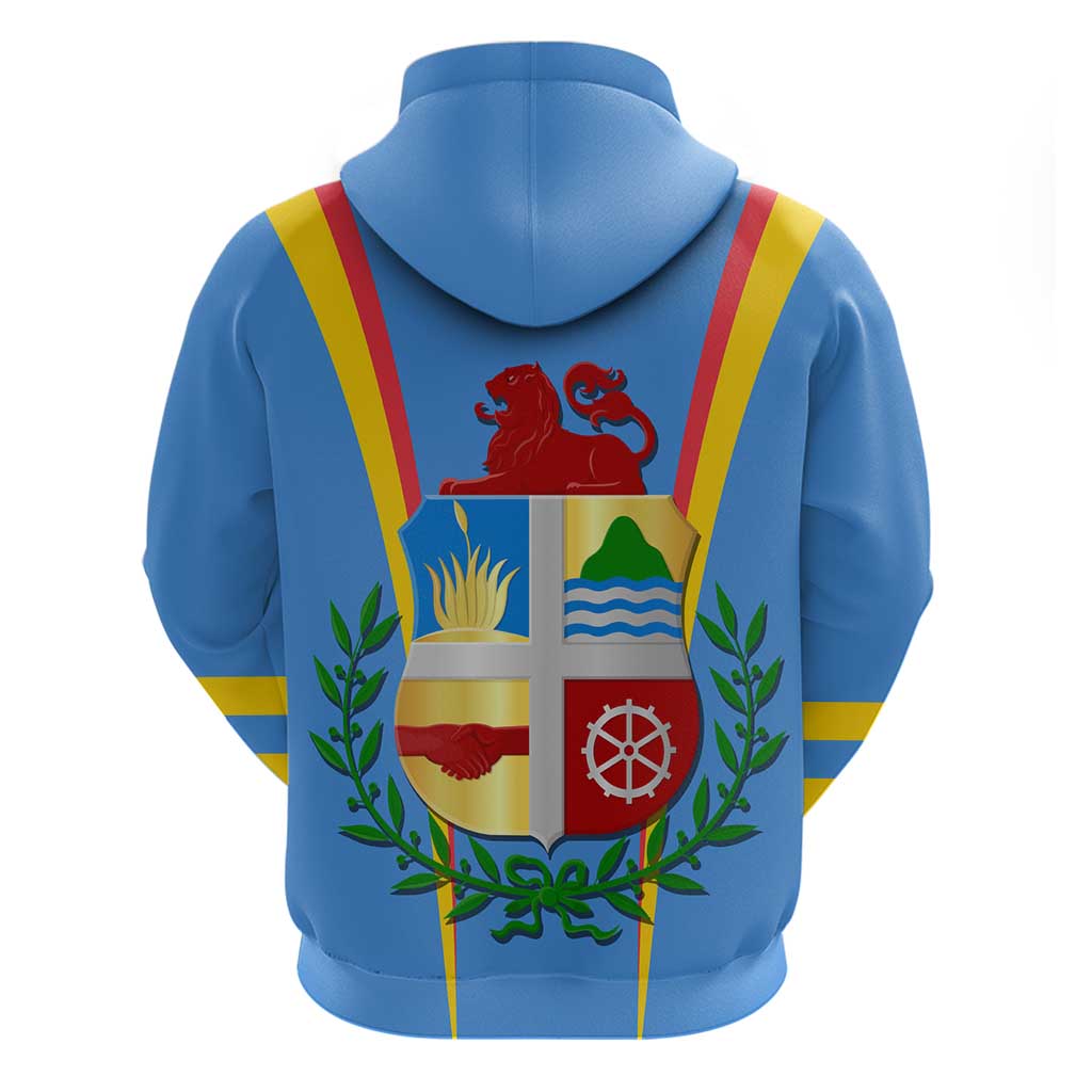 Aruba Hoodie National Emblem Featuring the Lion Symbol - Majestic Design TS04
