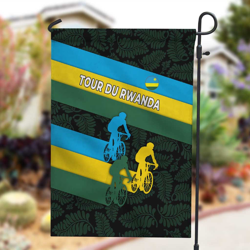 Rwanda Garden Flag with Tour du Rwanda Cycling Race Flag Stripe Spirit TS04