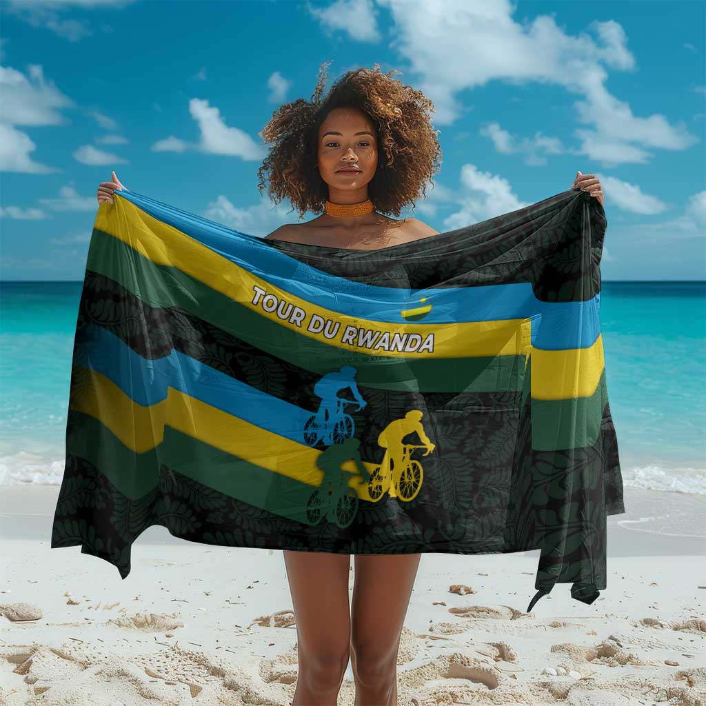 Rwanda Sarong with Tour du Rwanda Cycling Race Flag Stripe Spirit TS04