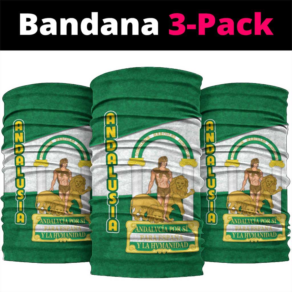 Andalusia Flag Neck Gaiter Autonomous Community of Spain TS04