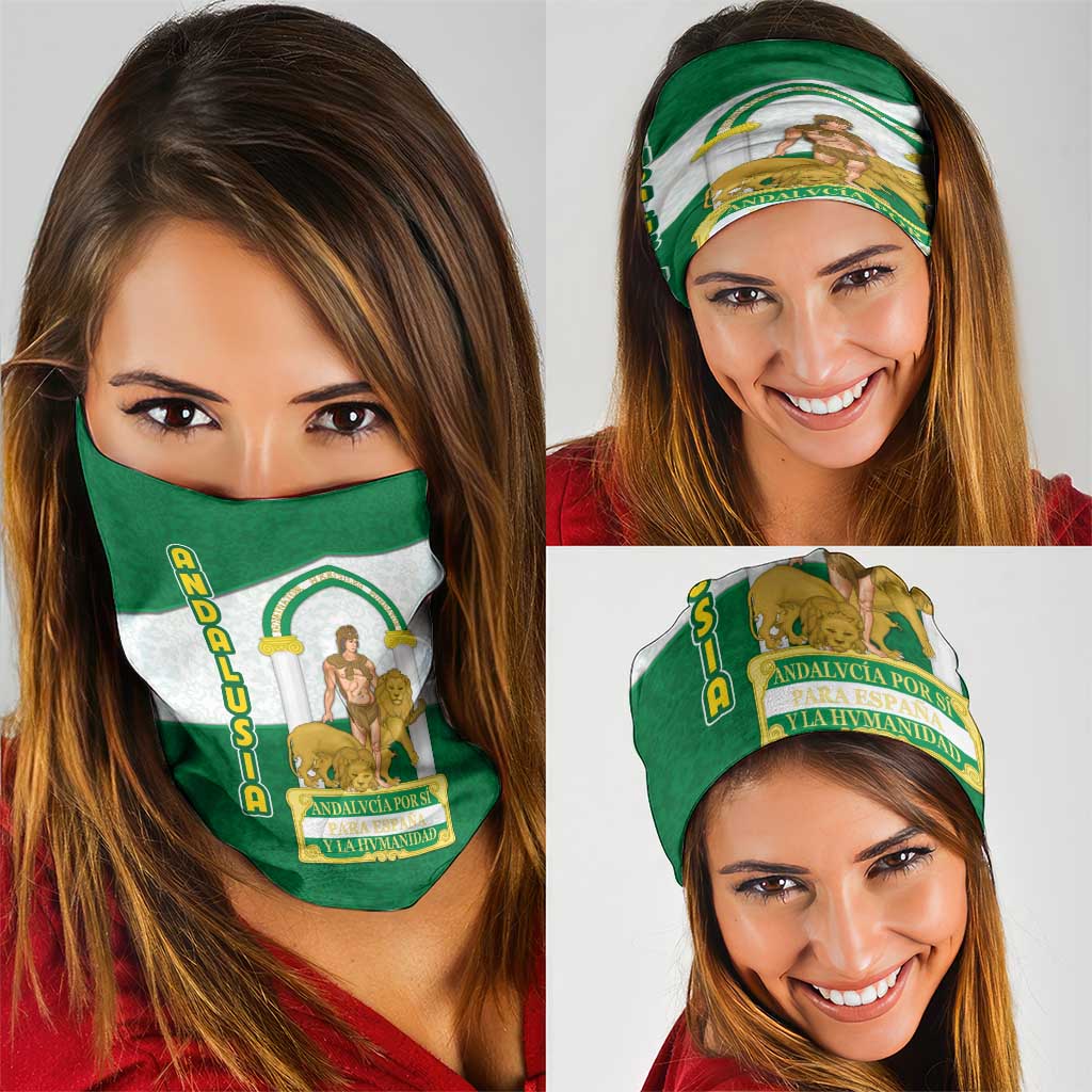 Andalusia Flag Neck Gaiter Autonomous Community of Spain TS04
