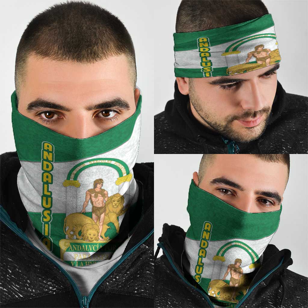 Andalusia Flag Neck Gaiter Autonomous Community of Spain TS04