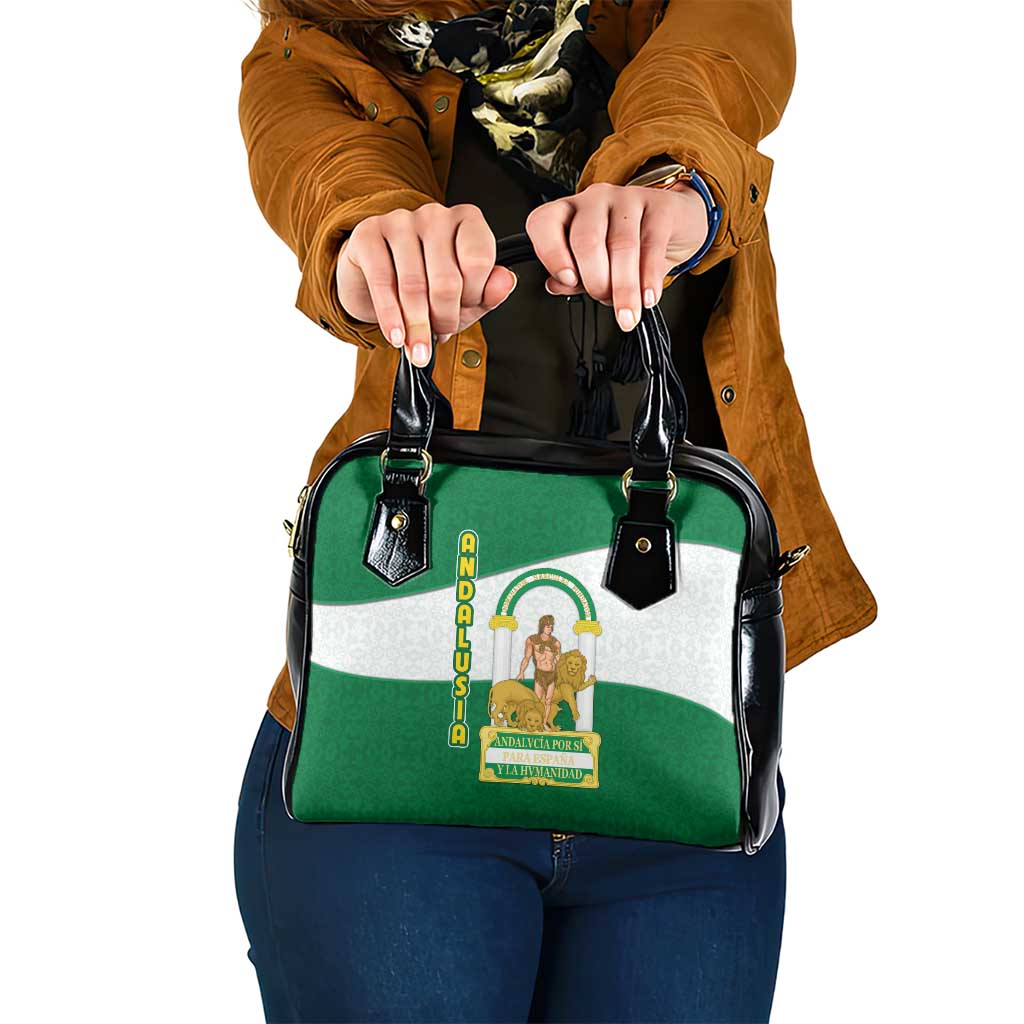 Andalusia Flag Shoulder Handbag Autonomous Community of Spain TS04