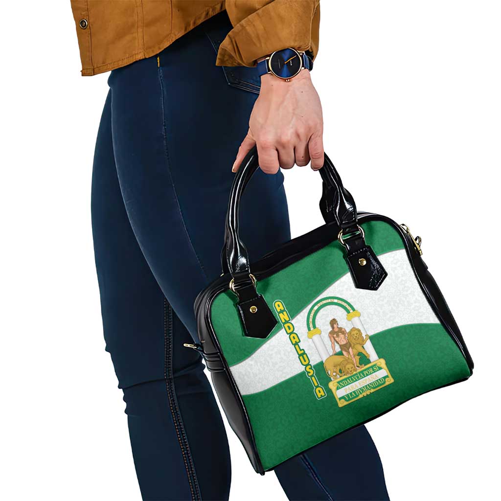 Andalusia Flag Shoulder Handbag Autonomous Community of Spain TS04
