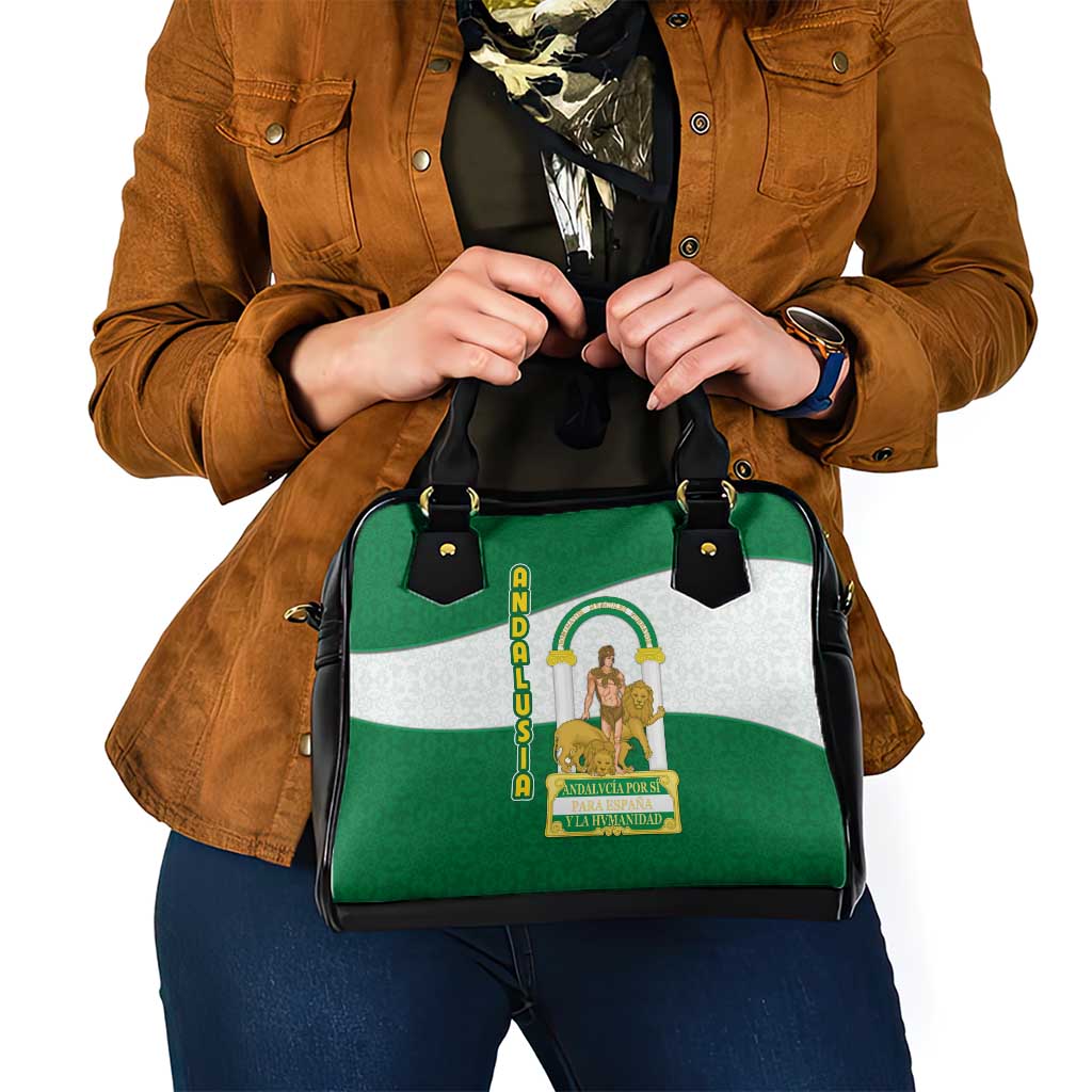 Andalusia Flag Shoulder Handbag Autonomous Community of Spain TS04