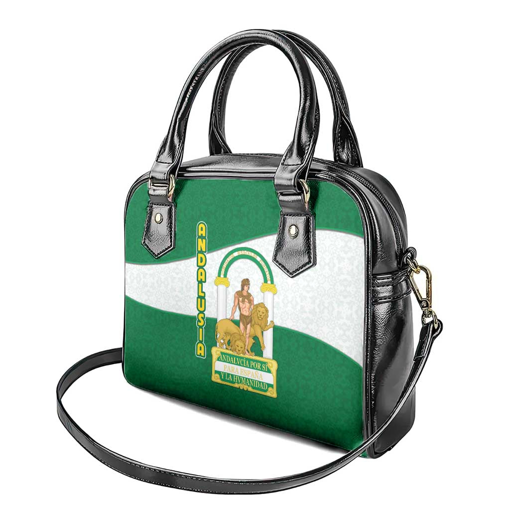 Andalusia Flag Shoulder Handbag Autonomous Community of Spain TS04