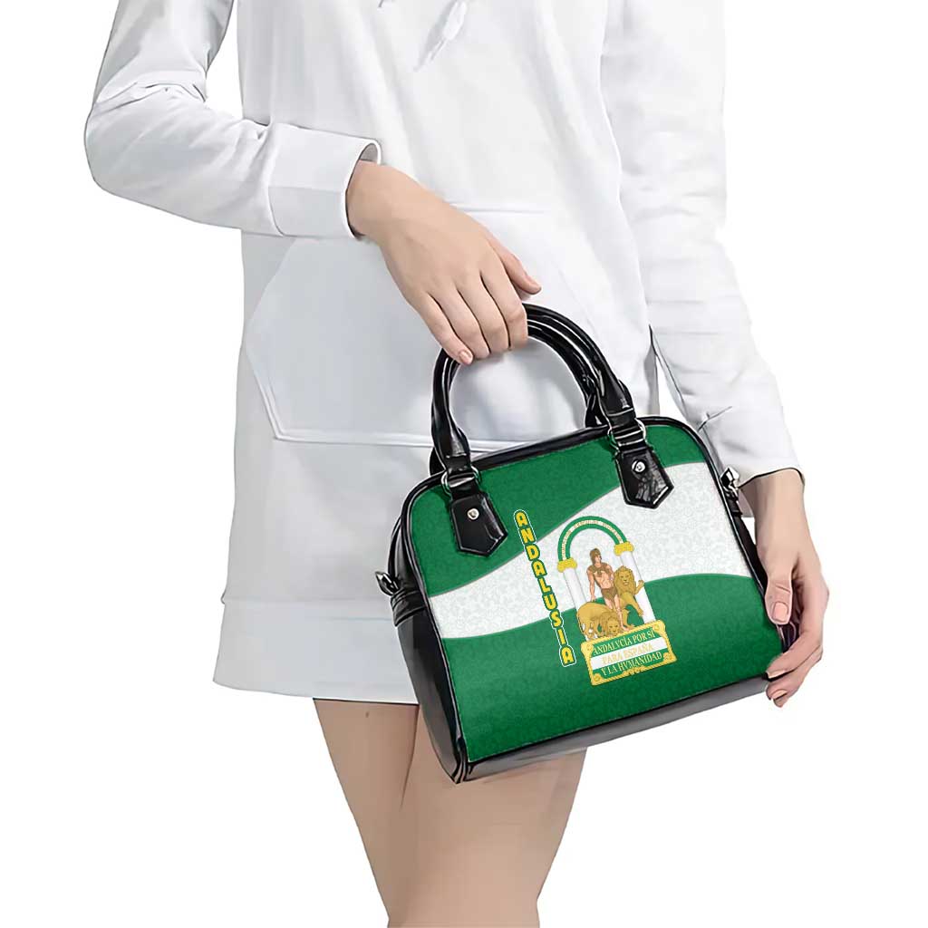 Andalusia Flag Shoulder Handbag Autonomous Community of Spain TS04