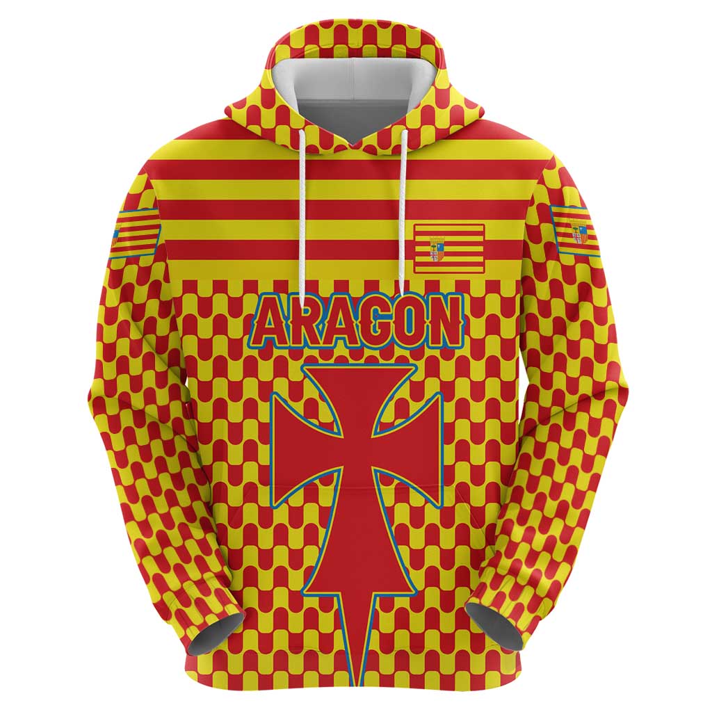 Aragon Flag Hoodie Autonomous Community of Spain TS04
