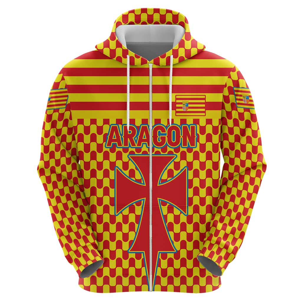 Aragon Flag Hoodie Autonomous Community of Spain TS04