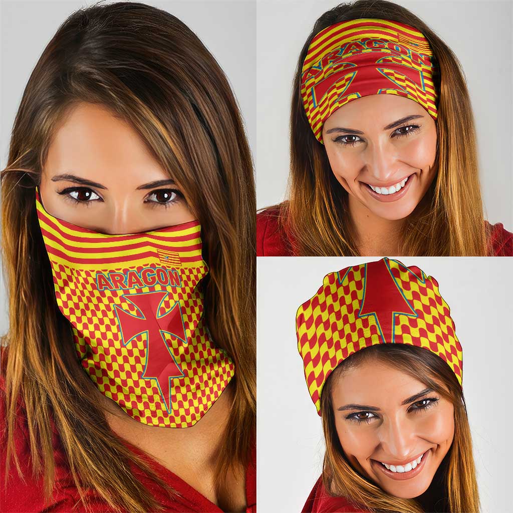 Aragon Flag Neck Gaiter Autonomous Community of Spain TS04