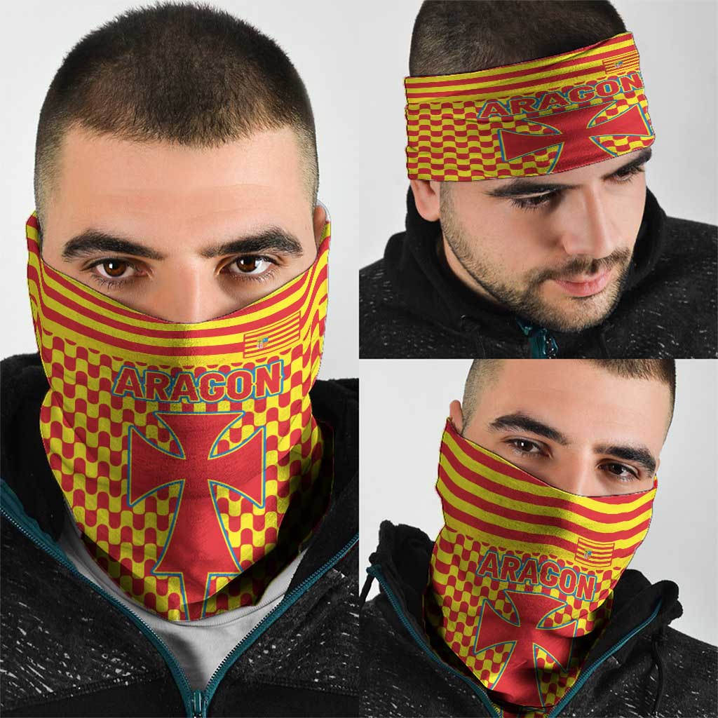 Aragon Flag Neck Gaiter Autonomous Community of Spain TS04