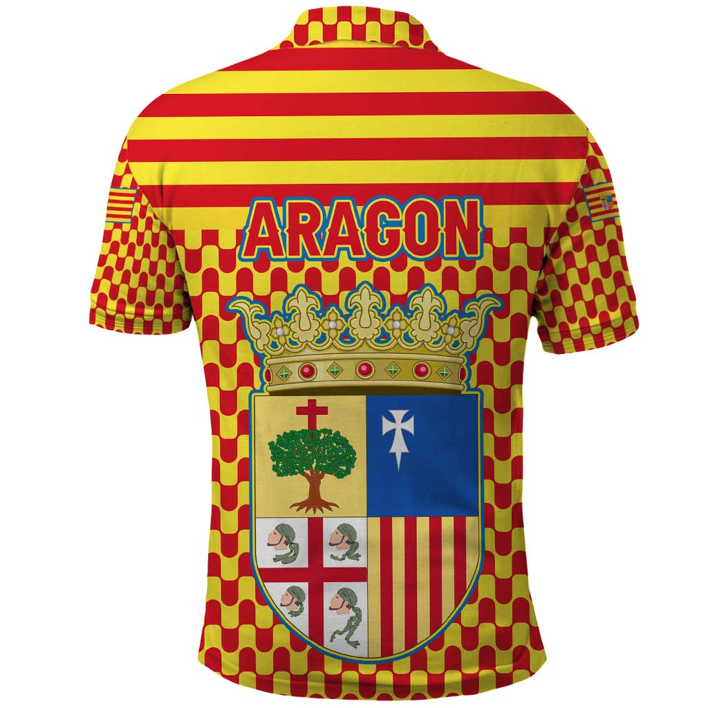 Aragon Flag Polo Shirt Autonomous Community of Spain TS04