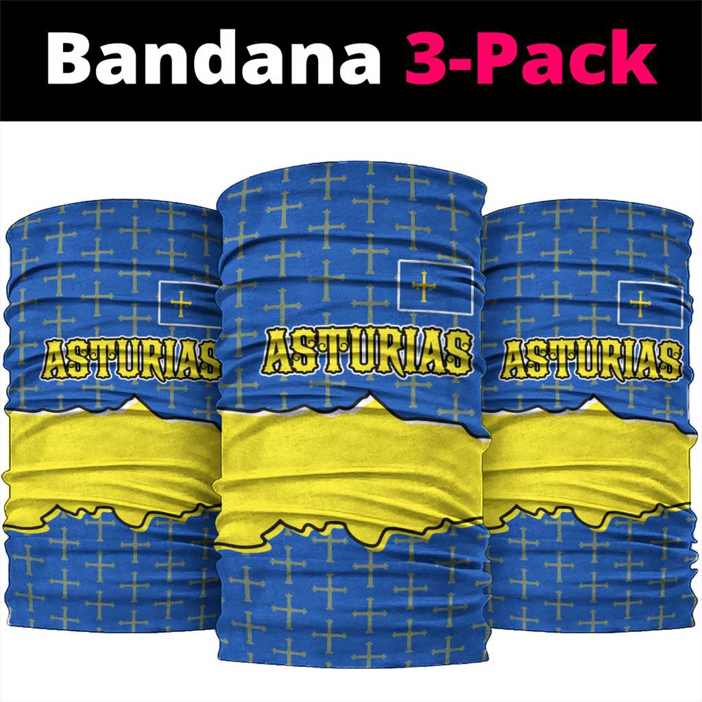 Asturias Flag Neck Gaiter Autonomous Community of Spain TS04