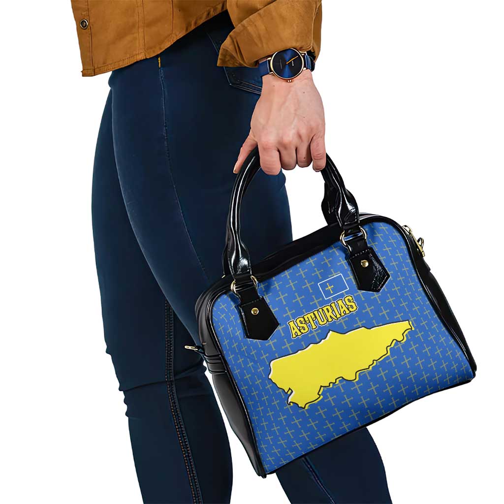 Asturias Flag Shoulder Handbag Autonomous Community of Spain TS04
