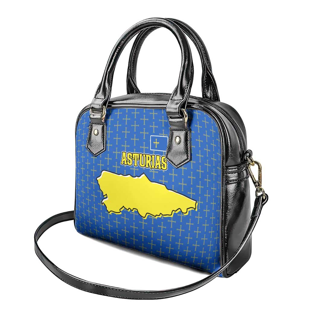 Asturias Flag Shoulder Handbag Autonomous Community of Spain TS04