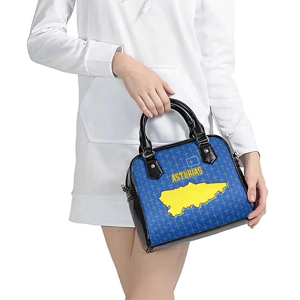 Asturias Flag Shoulder Handbag Autonomous Community of Spain TS04