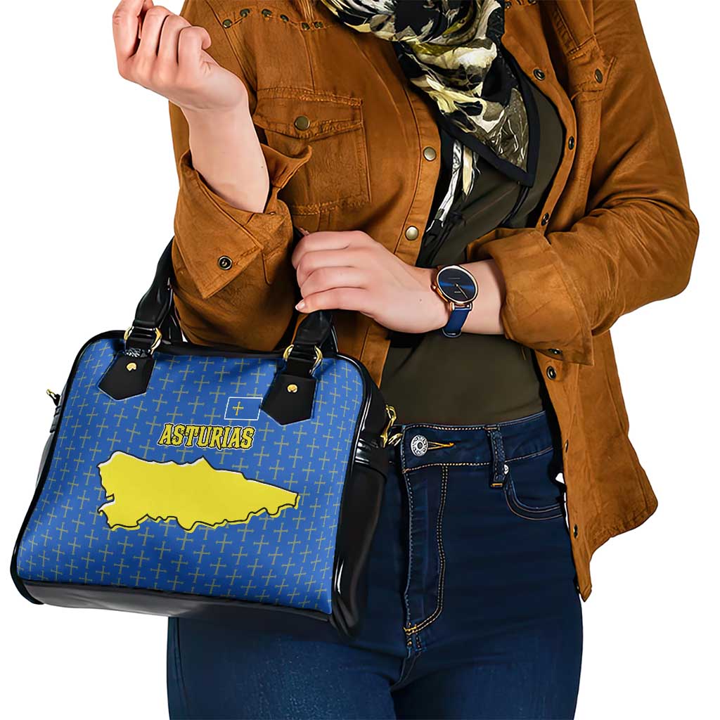 Asturias Flag Shoulder Handbag Autonomous Community of Spain TS04